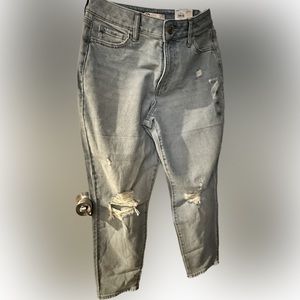 SO high rise mom jeans